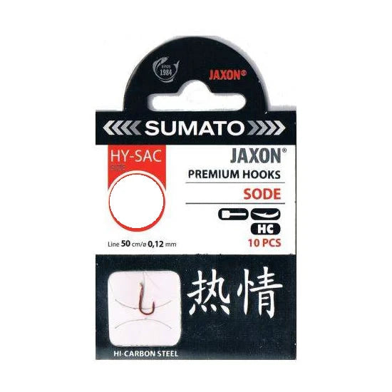 Carlige Jaxon Legate Sumato Sode Nr 12   0,12 Mm