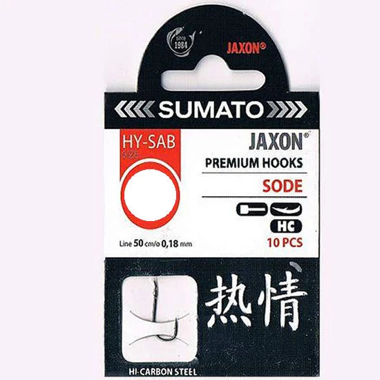 Carlige Jaxon Legate Sumato Sode Nr 4   0,18 Mm