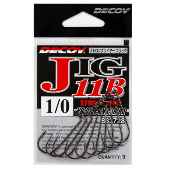 Carlige Jig Decoy Jig11b Strong Wire Black Nr.5/0 5buc/plic