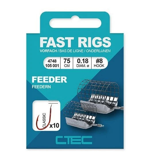 Carlige  Legate C-tec Classic Feeder Nr.12 0.14 75cm 10/pac.