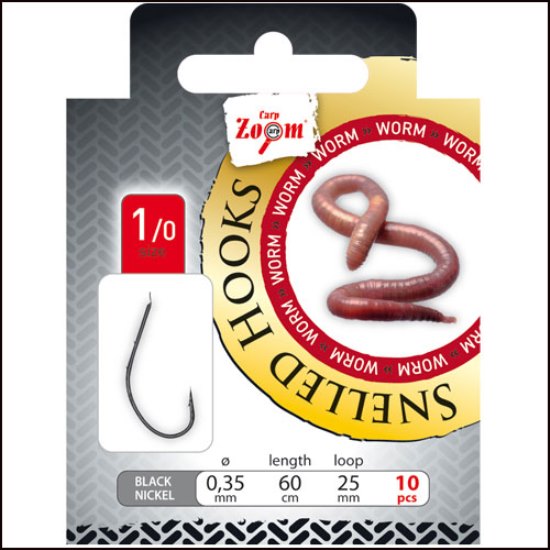CARLIGE LEGATE CARP ZOOM WORM nr.2-0.30MM 60cm