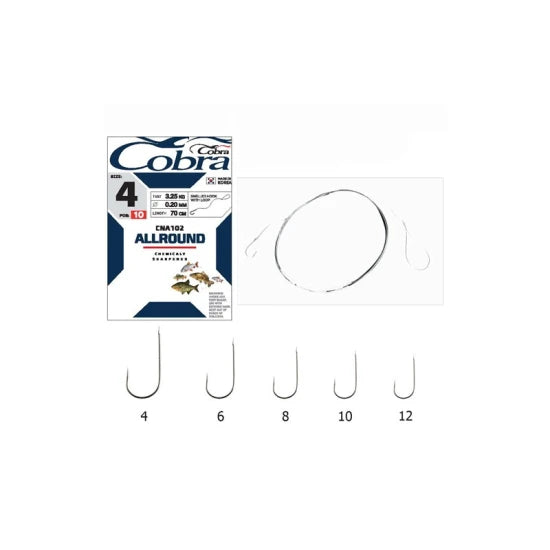 Carlige Legate Cobra Allround Cna102 Nr.8 10buc/plic