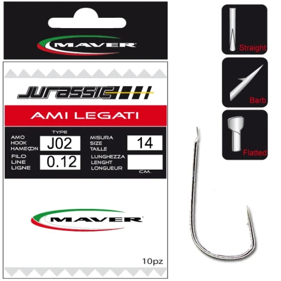 Carlige Legate Maver Jurassic J02 Nr 4-0.22