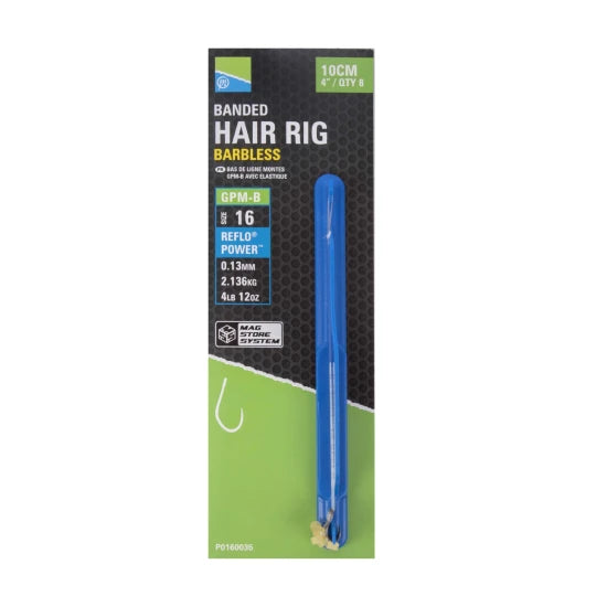 Carlige Legate Preston Gpm-b Banded Hair Rigs Nr.16 8buc/plic