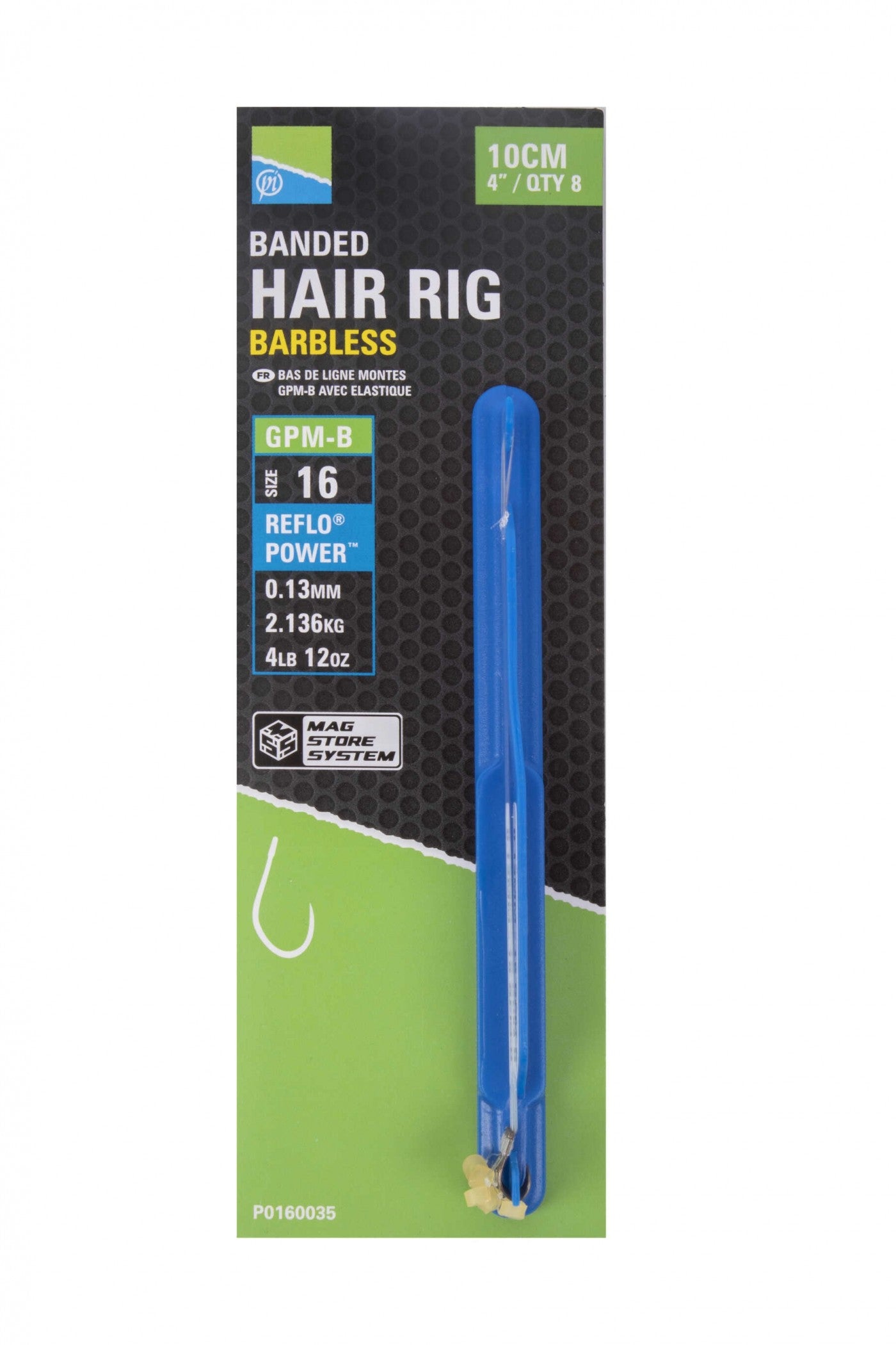 CARLIGE LEGATE PRESTON GPM-B BANDED HAIR RIGS Nr.18 8BUC/PLIC