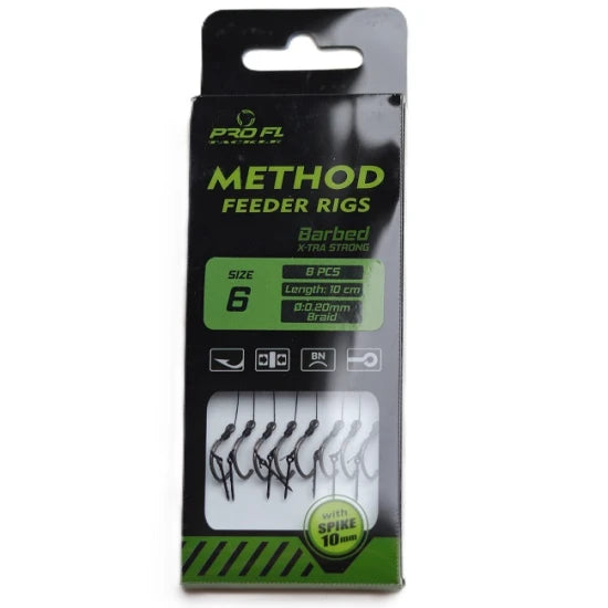 Carlige Legate Pro Fl Method Feeder Cu Spin Nr 12 10buc