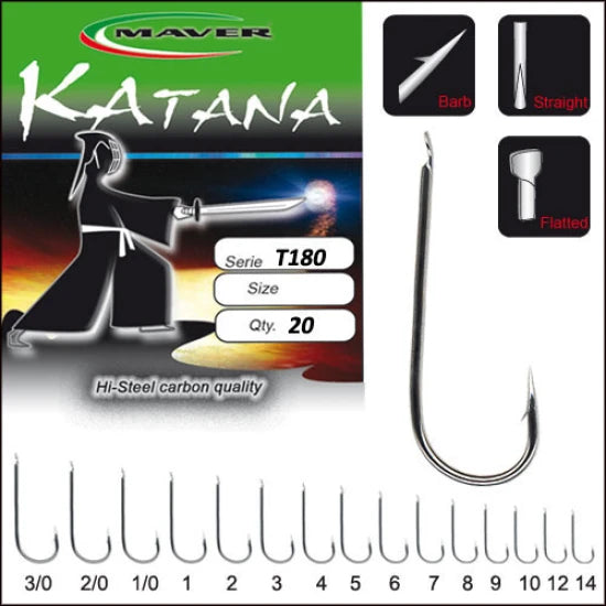 Carlige Maver Katana T180 Tungsten Nr 3/0