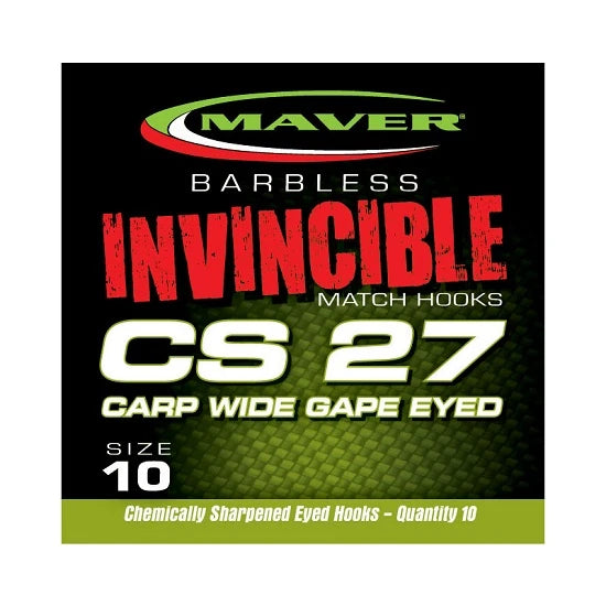 Carlige Maver Seria Invincible Cs27 Carp Wide Gape Nr 18