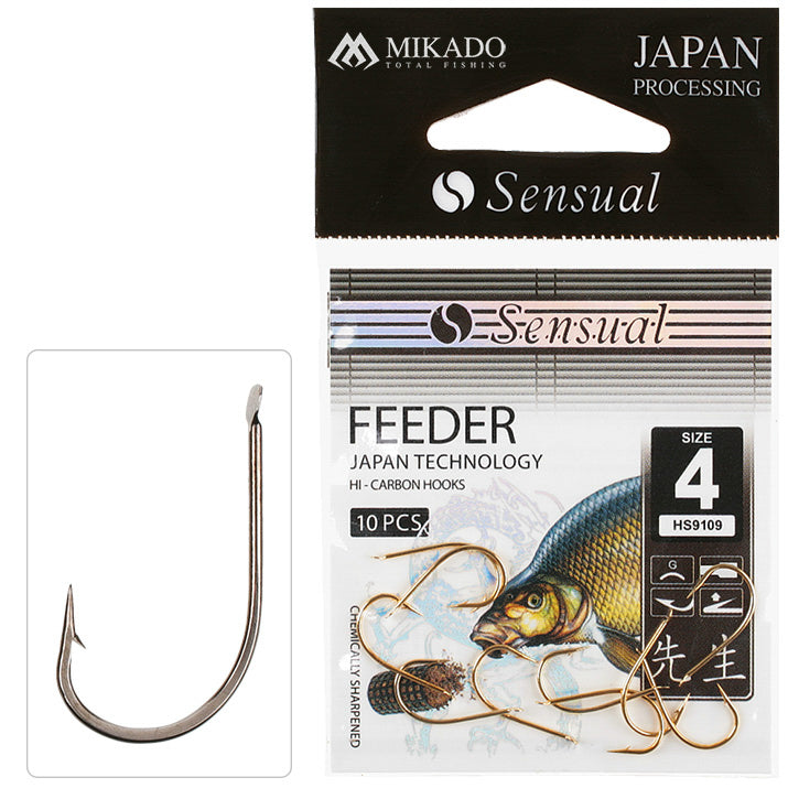 CARLIGE MIKADO SENSUAL FEEDER 9109 Gold NR.10 10buc/plic