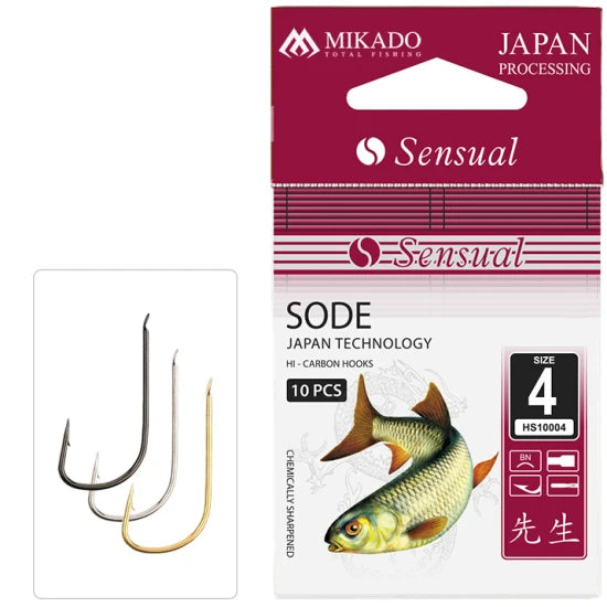 Carlige Mikado Sensual Sode Nr.10 Gold 10buc/plic