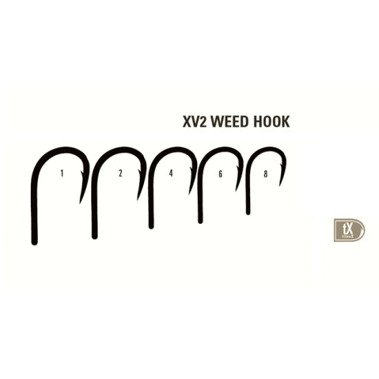 Carlige  Mustad Crap Xv2 Weed Cu Ochet Nichel Negru Nr.1 10buc/pl