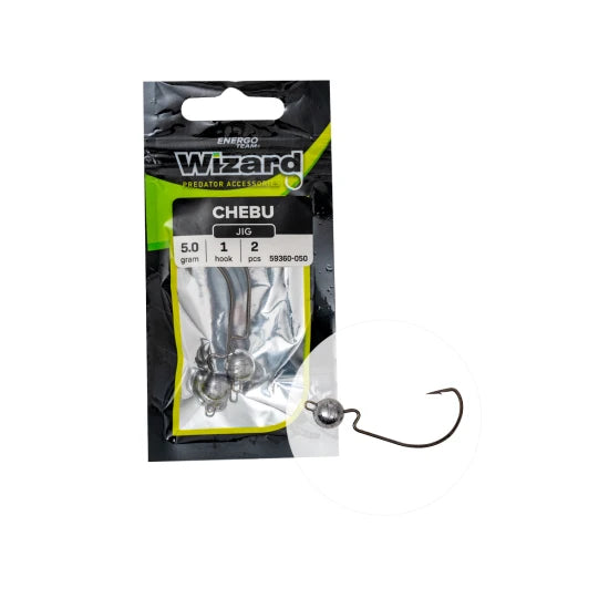 Carlige Offset Energoteam Wizard Chebu Jig Nr.1 5g 3buc/plic