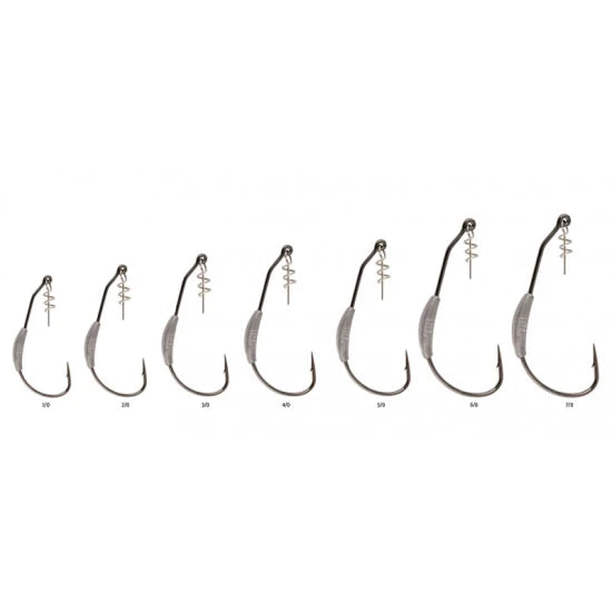 Carlige Offset Lestate Rapture Spring Lock Nr.5/0 6.0g 5buc/plic