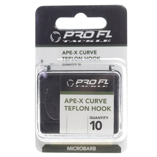 Carlige Pro Fl Ape-x Curve Shak 10buc Teflonate Nr 8