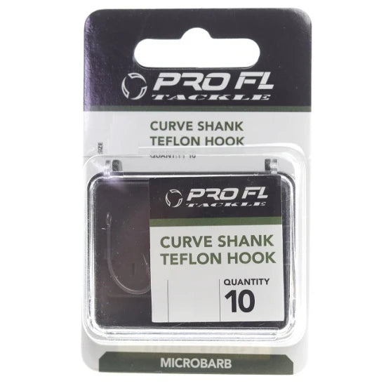 Carlige Pro Fl Curve Shank 10buc Teflonate Nr 4