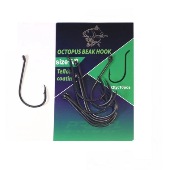Carlige Pro Fl Octopus Beak Hook Teflonate Nr 1/0 10buc