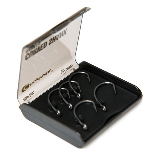 CARLIGE RIDGE MONKEY HOOK CURVED SHANK 10BUC MARIME NR.4