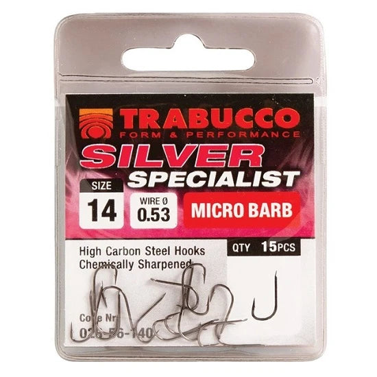 Carlige Trabucco Feeder Silver Specialist Nr 16 10buc