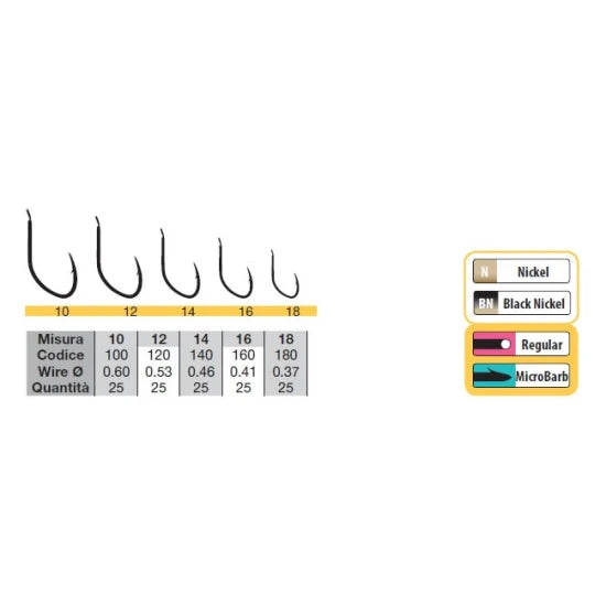 Carlige Trabucco Xps 110xn Nr 16  25buc/plic