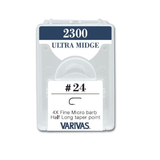 CARLIGE VARIVAS FLY ULTRA MIDGE 4X FINE NR 28 MICRO BARB