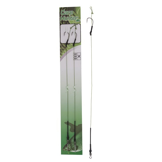 CARP HUNTER LONG SHANK BOILIE RIG NR 4