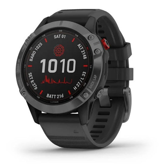 CEAS GARMIN FENIX 6X PRO SOLAR SLATE GREY/BLACK