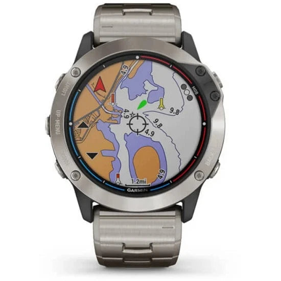 Ceas Garmin Quatix 6x Solar Titanium 51mm