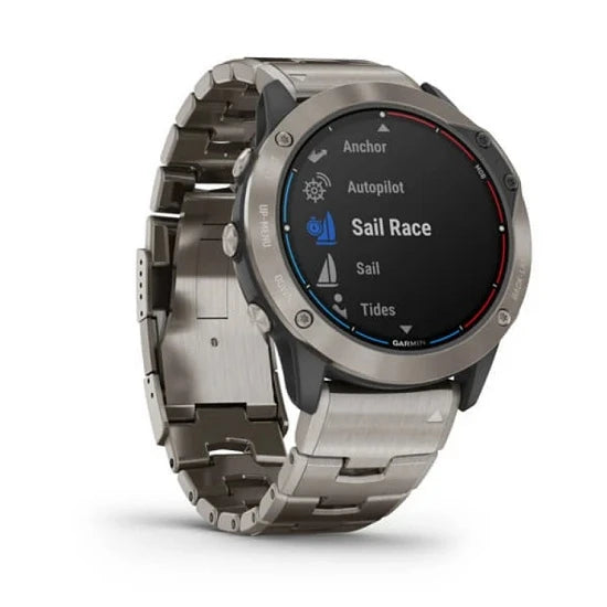 Ceas Garmin Quatix 6x Solar Titanium 51mm