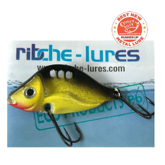 CICADA RIBCHE LURES RIB 4 SHAD 7.5CM 16GR GOLD