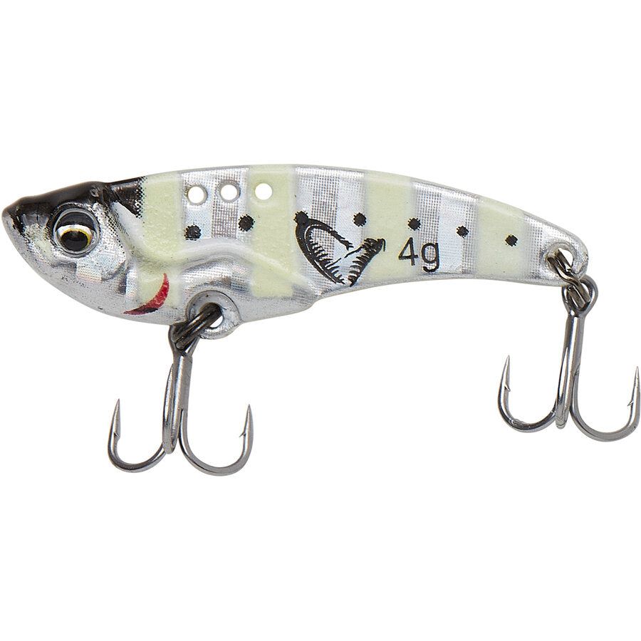 CICADA SAVAGE GEAR 4D VIB BLADE SW 3.5CM 4G FAST SINKING ZEBRA GLOW