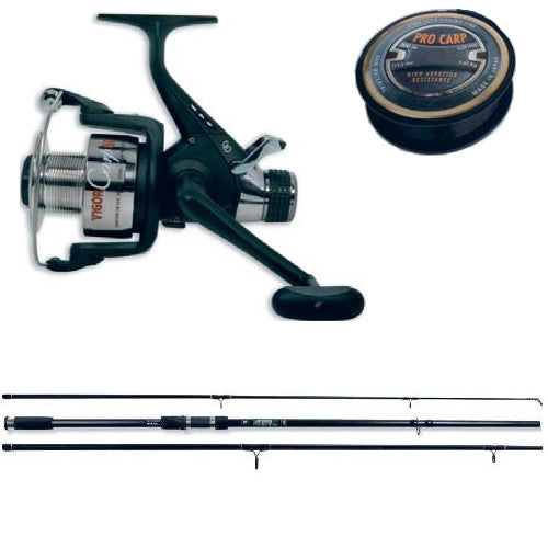 COMBO CRAP LINEAEFFE LANSETA CARP BEATER 3.60M 3BUC + MULINETA VIGOR CARP+FIR