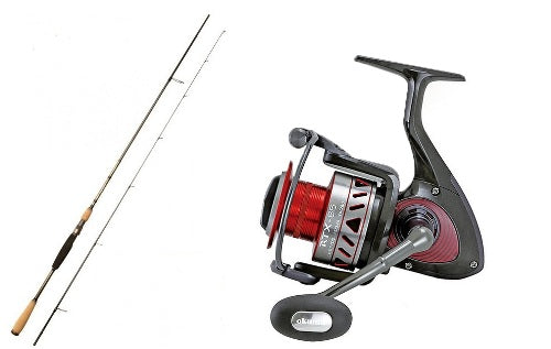 COMBO LANSETA SAVAGE GEAR BUSHWACKER 2,28M/9-32G/2SEG+MULINETA OKUMA RTX35