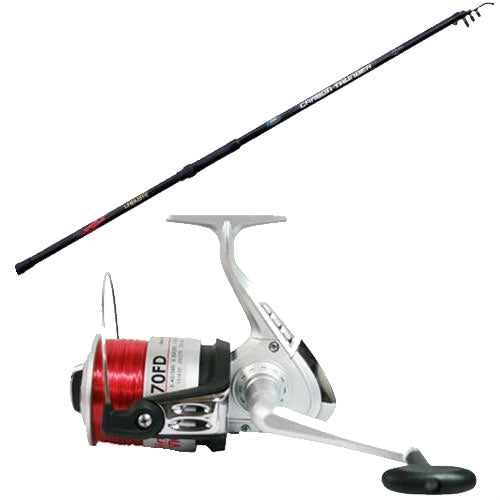 COMBO LINEAEFFE LANSETA TELE THUNDER 3,60M+MULINETA SILK LINE 70
