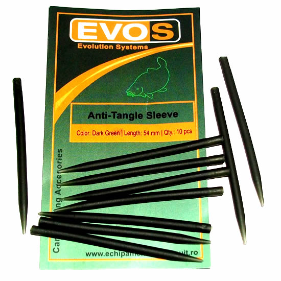 CON ANTITANGLE EVOS 54MM CULOARE DARK GREEN 10BUC