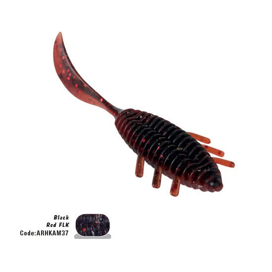 CRAWBUG COLMIC HERAKLES LEFTAIL 11.4cm BLACK RED FLAKE