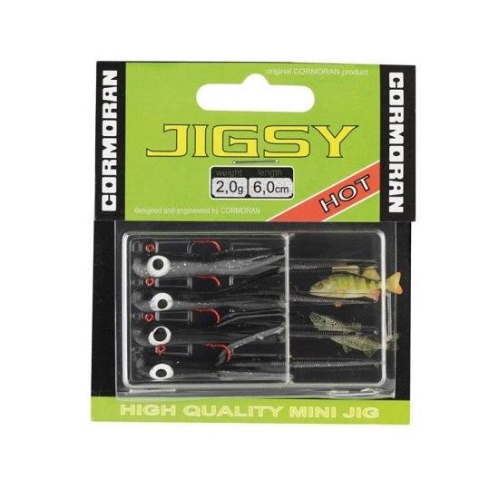 CREATURA  CORMORAN  JIGSY BABY SQUID 6CM/2G/BLACK/4BUC/PL