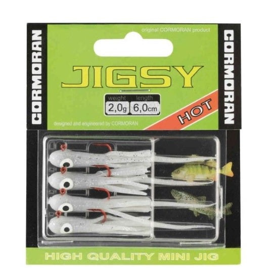 CREATURA  CORMORAN  JIGSY BABY SQUID 6CM/2G/PEARL/4BUC/PL