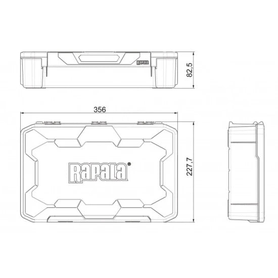 Cutie Rapala Accesorii Tackle Tray 356d 35.6x22.7x8.2cm