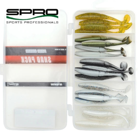 Cutie Spro Pc Cu 20 Twistere Micro Shad Natural 7.5cm