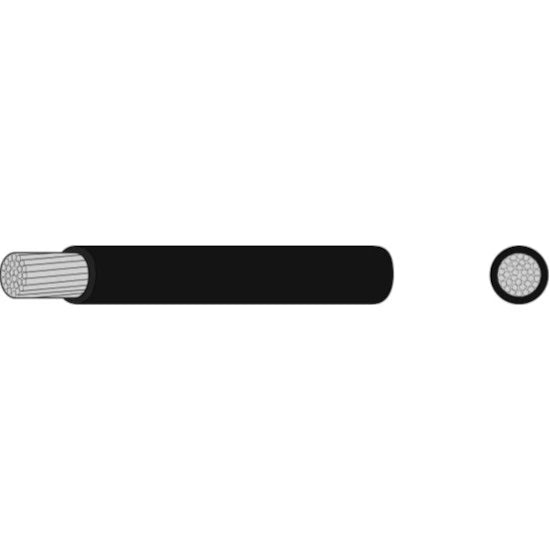 Cablu Electric Marinizat Oceanflex Din Cupru Cositorit, 2.5mm², Negru, 100m