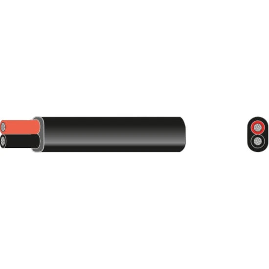 Cablu Electric Marinizat Oceanflex Din Cupru Cositorit, 2x2.5mm², Plat, 30m