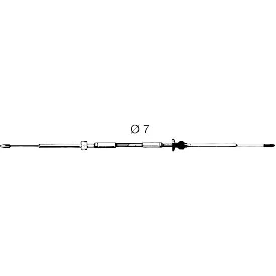 Cablu De Comanda Motor Ultraflex C14, 9ft/2.74m