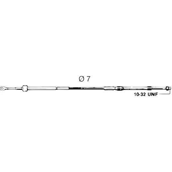 Cablu De Comanda Motor Ultraflex C16, 15ft/4.59m