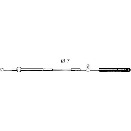Cablu De Comanda Motor Ultraflex C5, 13ft/3.97m