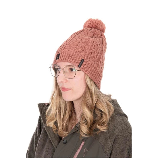 Caciula Dama Fox Ladies Knitted Bobble Hat, Marime Universala