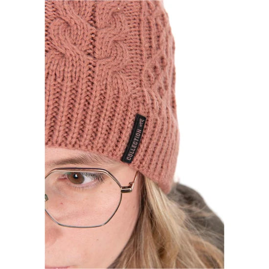 Caciula Dama Fox Ladies Knitted Bobble Hat, Marime Universala