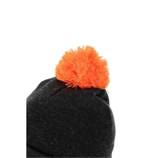 Caciula Fox Collection Bobble Hat - Black/orange, Marime Universala