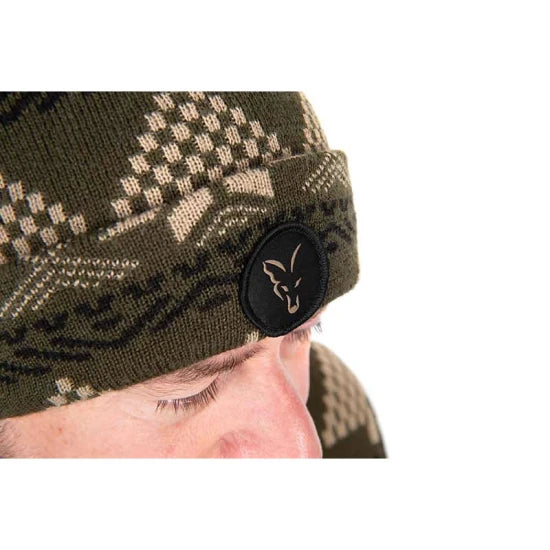 Caciula Fox Festive Bobble Hat, Marime Universala