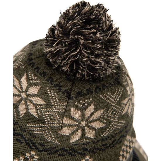 Caciula Fox Festive Bobble Hat, Marime Universala