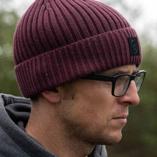Caciula Korda Fishermen Beanie, Burgundy